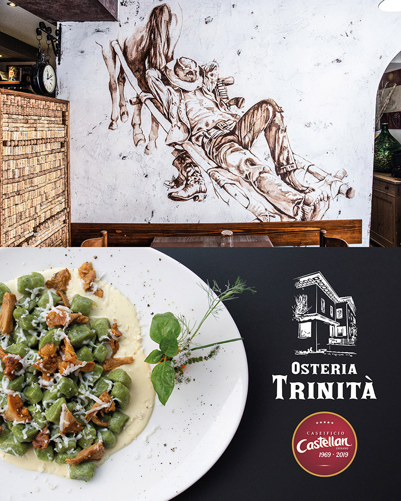 OSTERIA TRINITA' CASEIFICIO CASTELLAN URBANO CACIOTTA