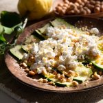 Carpaccio di zucchine con ricotta di capra Caseificio Castellan Urbano