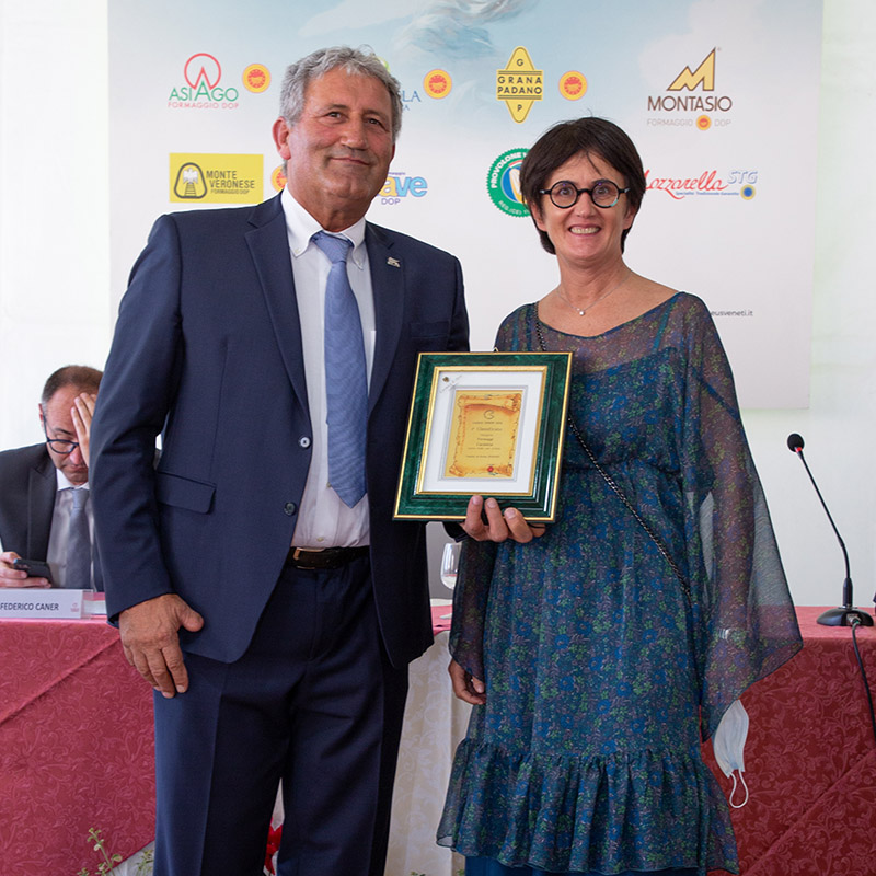 Sonia Castellan primo premio Caseificio Castellan XVII Caseus Veneti 2021