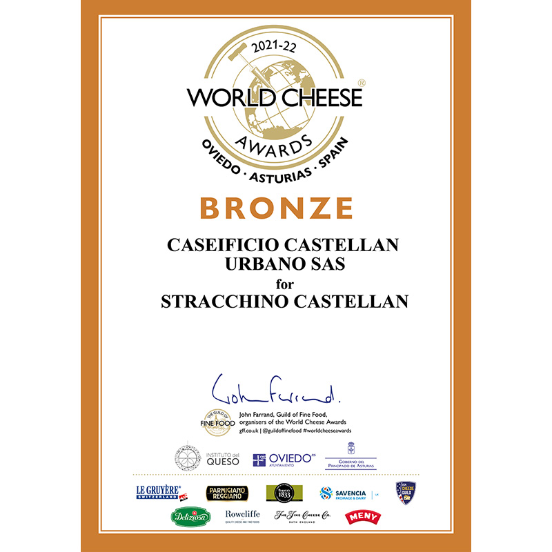 World Cheese Awards Caseificio Castellan Stracchino