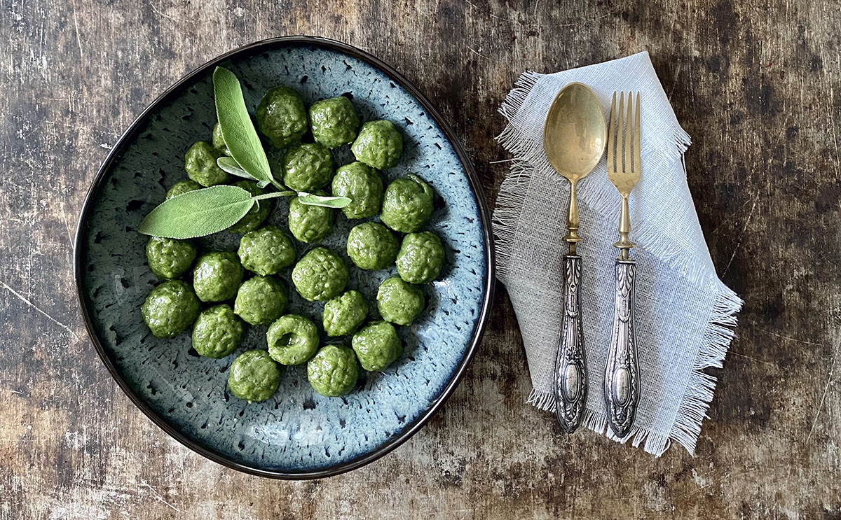 Gnocchi di ricotta Castellan e spinaci